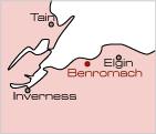 Benromach map