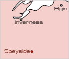 Speyside map